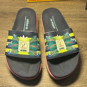 Mary Katrantzou for Adidas pool slides size 36
